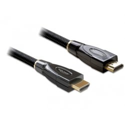 DeLOCK 2m HDMI AM/AM câble HDMI HDMI Type A (Standard) Noir