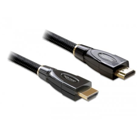 DeLOCK 2m HDMI AM/AM câble HDMI HDMI Type A (Standard) Noir