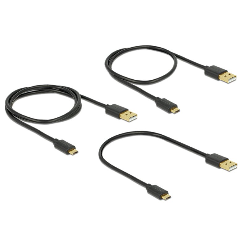 Delock USB-Kabelsatz - Schwarz