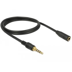 Delock Audioverlängerungskabel - 4-poliger Mini-Stecker (M)