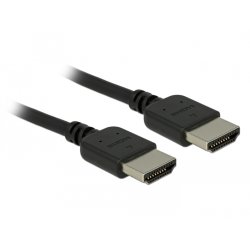 DeLOCK 85217 câble HDMI 2 m HDMI Type A (Standard) Noir