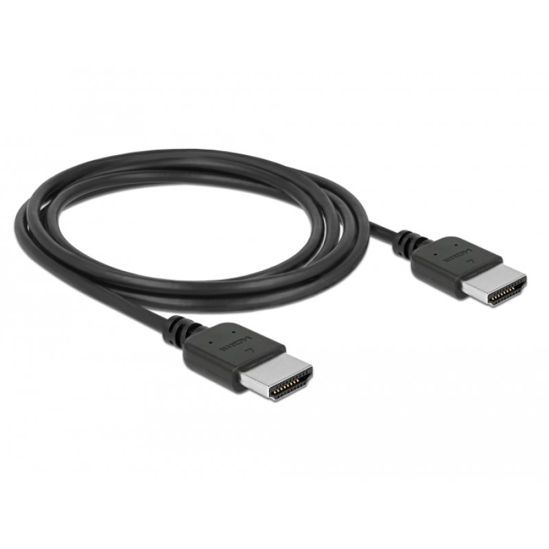 DeLOCK 85217 câble HDMI 2 m HDMI Type A (Standard) Noir