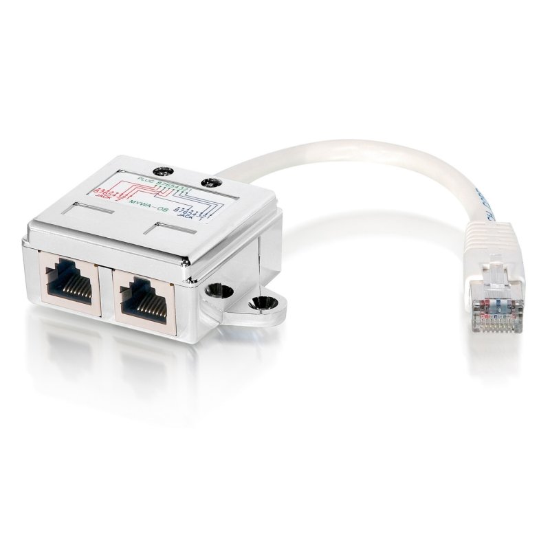 RJ45 Equip Splitter 2xBU / ST