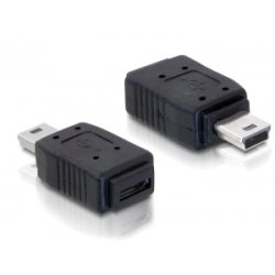 DeLOCK Adapter USB mini/USB micro-B USB mini M micro-B FM Black