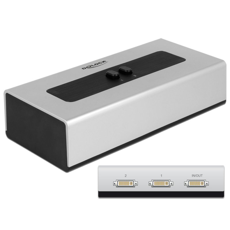 Switch Delock 2 Eingänge - 1 Ausga