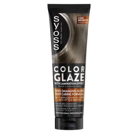Syoss Color Glaze Glossing Toner Hair Toner Cool Brown 130ml