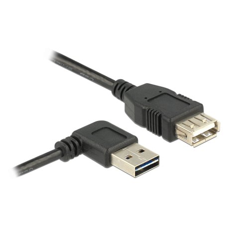 DeLOCK 2m, USB 2.0-A - USB 2.0-A USB cable USB A Black