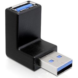 DeLOCK USB 3.0 M/F Black