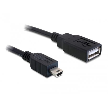 DeLOCK 82905 câble USB USB 2.0 0,5 m USB A Mini-USB B Noir