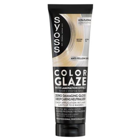 Syoss Color Glaze Glossing Toner Ultra Platinum 130ml