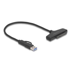 DeLOCK Convertisseur USB à SATA 6 Gb/s avec connecteur USB Type-C ou USB Type-A