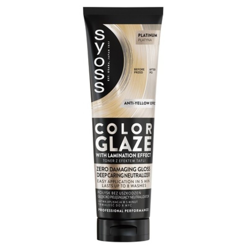 Syoss Color Glaze Glossing Toner Hair Toner Platinum 130ml