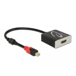 DeLock Mini DisplayPort 1.4 HDMI (ST-BU) Adapter 4K Black