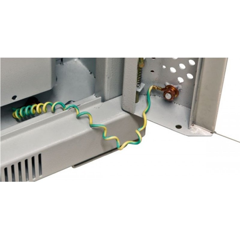 ALLNET Netzwerkschrank 19" 22HE B800/T 800mm Glastür Lichtgrau SNB-Serie