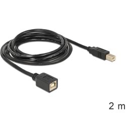 USB-Verlängerungskabel - USB Type B (W) bis USB Type B (M) - 2 m