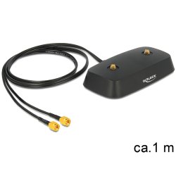 Delock Antennenbasis 1m Black
