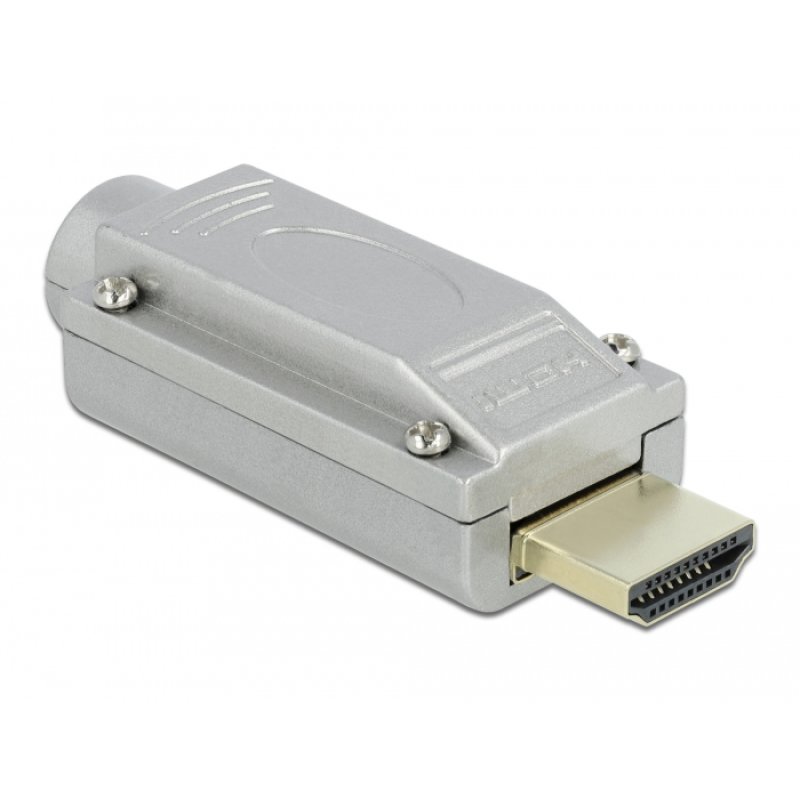 DeLOCK Adaptateur HDMI-A mâle à bornier avec boitier en métal