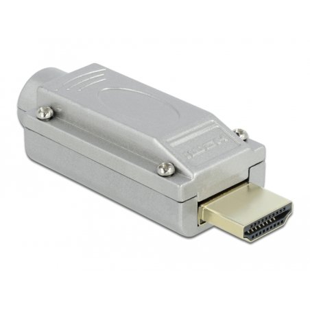 DeLOCK Adaptateur HDMI-A mâle à bornier avec boitier en métal
