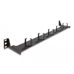 Delock 48.30cm 19" LWL Rangierpanel 1 HE schwarz