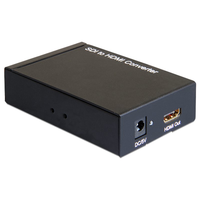 DeLOCK 93237 changeur de genre de câble BNC BNC, HDMI-A Noir