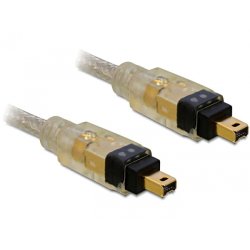 DeLOCK FireWire A/A, 1.0m 1 m Gris
