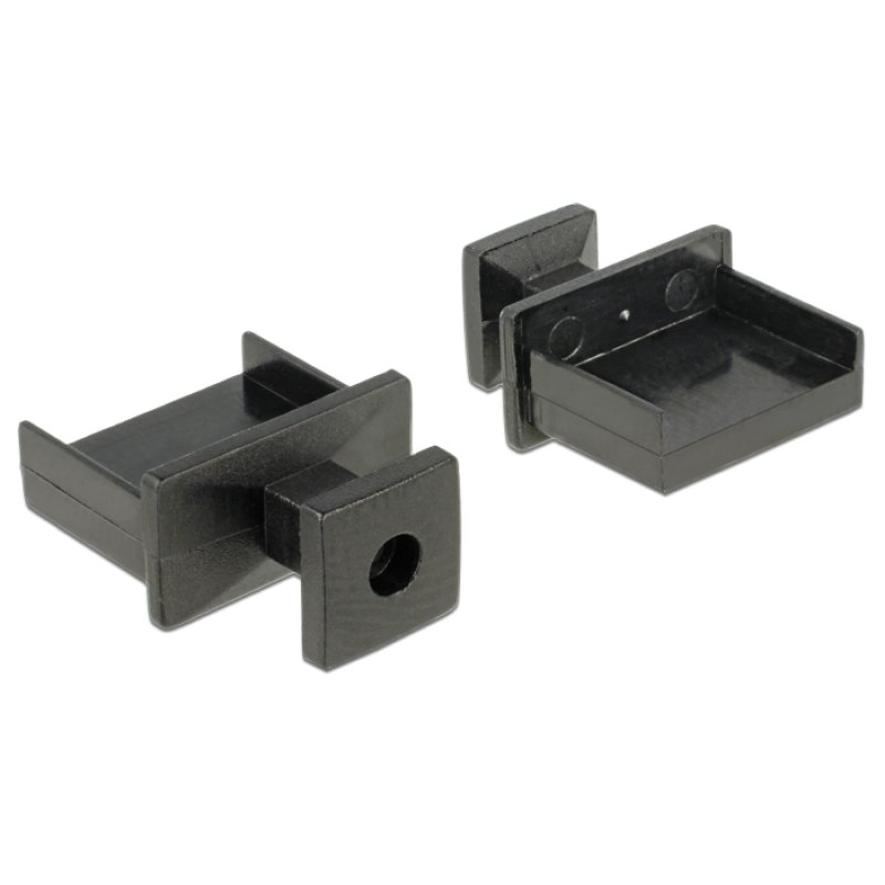 DeLOCK 64009 socket safety cover USB Type-A Black 10 pc(s)