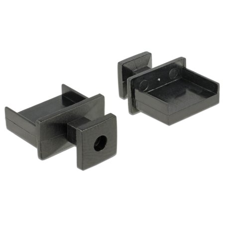DeLOCK 64009 protection de sécurité pour prise USB Type-A Noir 10 pièce(s)