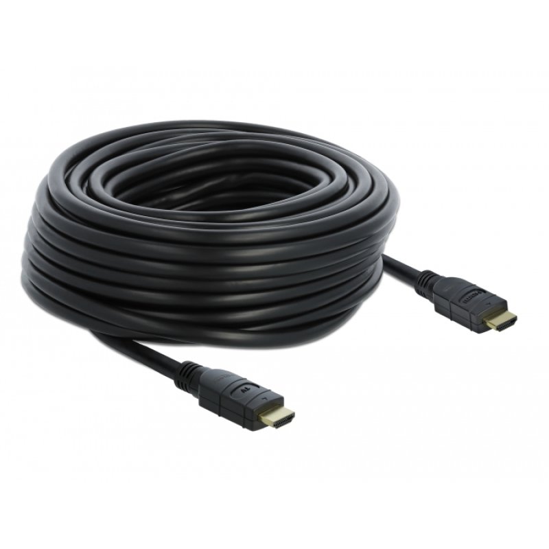 DeLOCK 85286 câble HDMI 20 m HDMI Type A (Standard) Noir