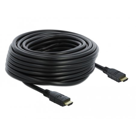 DeLOCK 85286 câble HDMI 20 m HDMI Type A (Standard) Noir