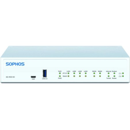 Sophos SD-RED 60 network management device 850 Mbit/s Power over Ethernet (PoE)