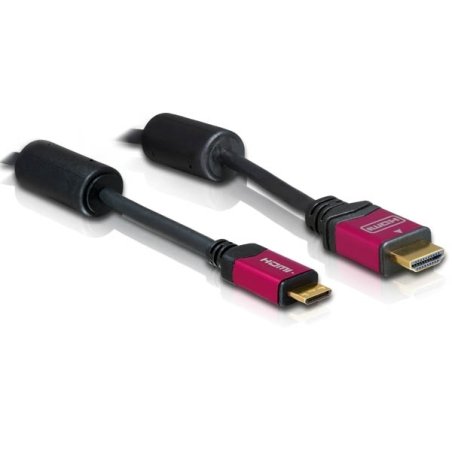 DeLOCK HDMI 1.3b to HDMI Mini Cable 3.0m HDMI cable 3 m HDMI Type A (Standard) HDMI Type C (Mini) Black