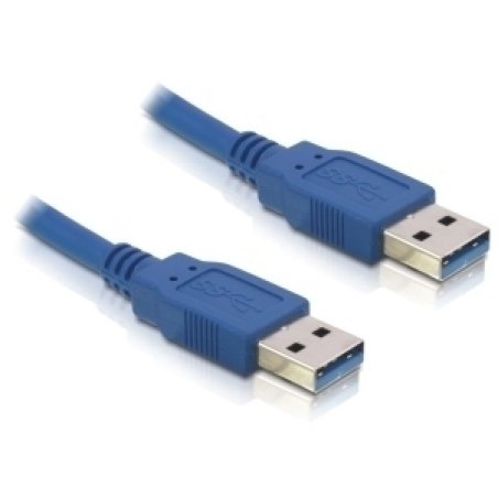 DeLOCK USB 3.0-A male/male - 5m USB cable USB A Blue