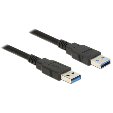 DeLock USB-A 3.0 (ST-ST) 2m Anschlusskabel Schwarz
