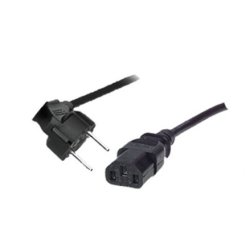 shiverpeaks Type F/C13 10m Black Power plug type F C13 coupler