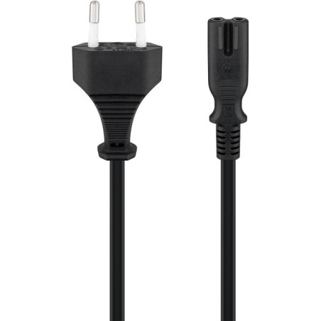 Goobay Connection Cable Euro Plug, 5 m, Black