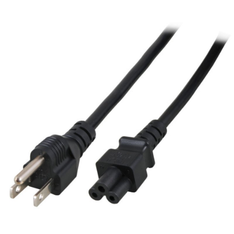 EFB Elektronik EK482.1,8 câble électrique Noir 1,8 m Prise d'alimentation type B Coupleur C5