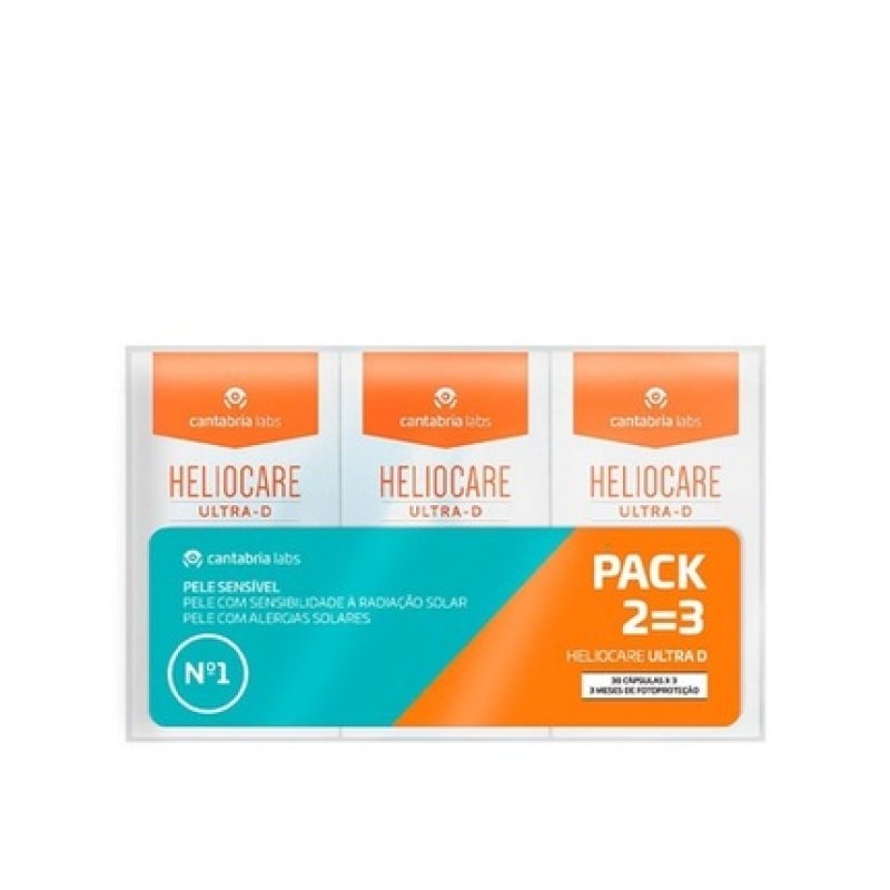 Heliocare Ultra D Sun Capsules 30 Count Pack Of 3