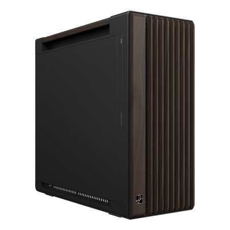 ASUS ProArt PA602 Wood Edition Modern Black - Metal Panel Midi Tower Black, Wood