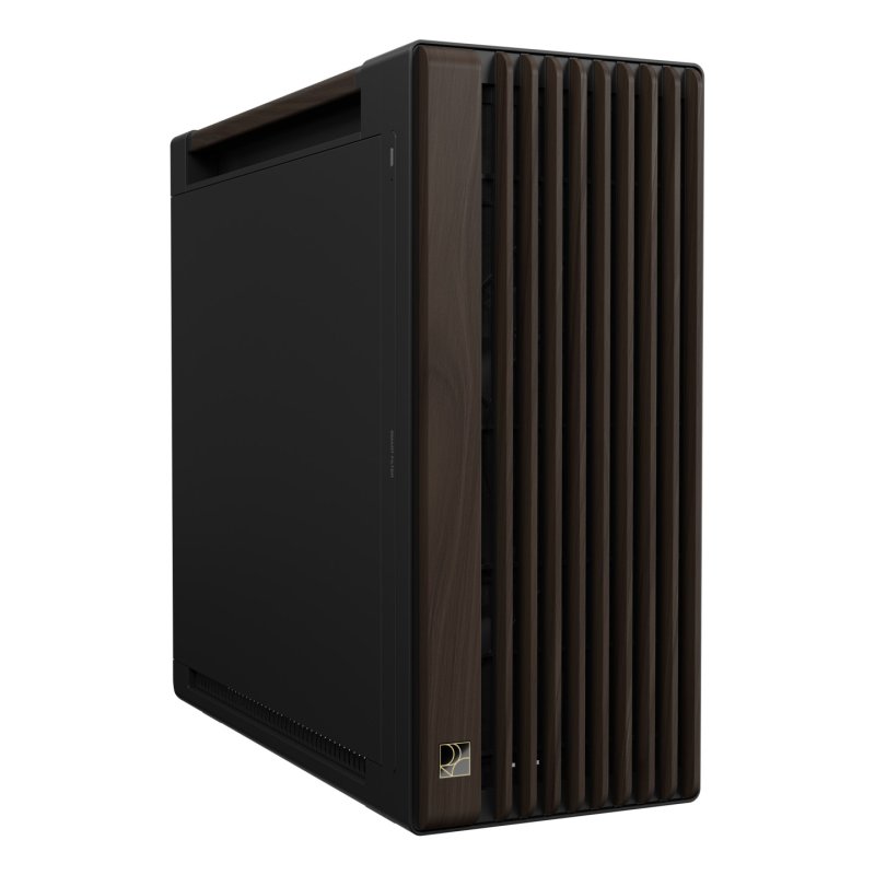 ASUS ProArt PA602 Wood Edition Modern Black - Metal Panel Midi Tower Black, Wood