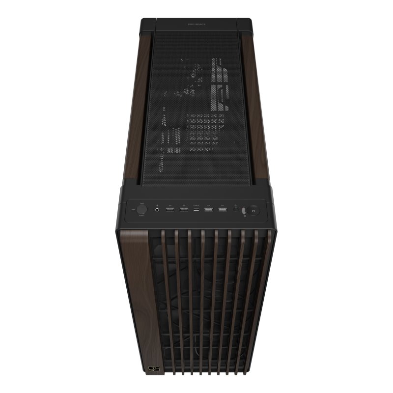 ASUS ProArt PA602 Wood Edition Modern Black - Metal Panel Midi Tower Black, Wood
