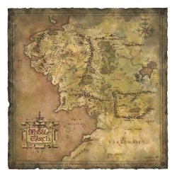 Lord of the Rings Art Print Parchment Map of Middle-earth 59 x 30 cm