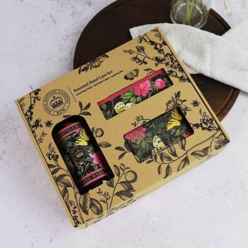 Royal Botanic Gardens Kew Essential Hand Care Set Osmanthus Rose