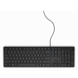 DELL 580-ADGS clavier USB QWERTY Espagnole Noir