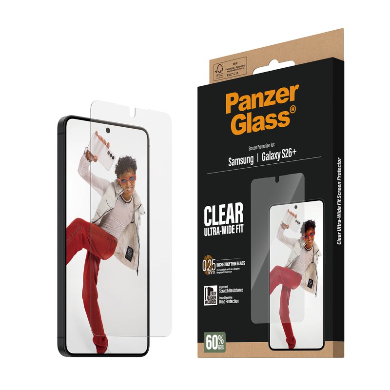 PanzerGlass Screen Protector Samsung Galaxy S26 | Ultra-Wide Fit w. EasyAligner Protection d'écran transparent 1