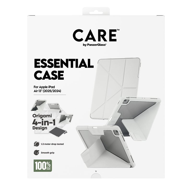 PanzerGlass CARE™ by Essential Case Light Grey iPad Air 13" (2024-2026)