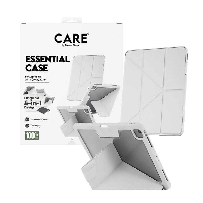 PanzerGlass CARE™ by Essential Case Light Grey iPad Air 13" (2024-2026)