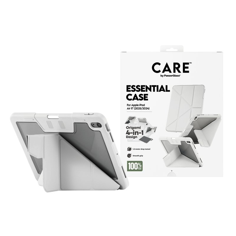 PanzerGlass CARE™ by Essential Case Light Grey iPad Air 11" (2024-2026) coque de protection pour téléphones