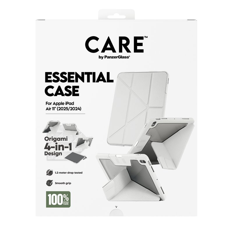 PanzerGlass CARE™ by Essential Case Light Grey iPad Air 11" (2024-2026) coque de protection pour téléphones