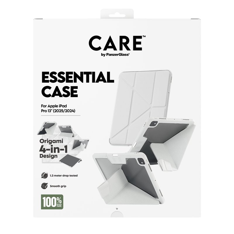 PanzerGlass CARE™ by Essential Case Grey iPad Pro 13" (2024-2025) coque de protection pour téléphones portables