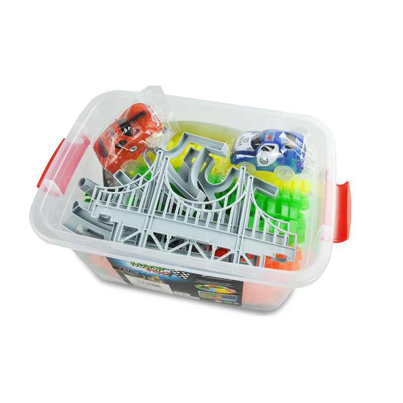 Amewi Spielwaren Magic Trexx Race Bahn 373-teilig mit Box